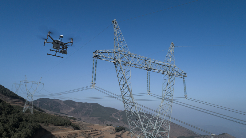 drone transmission line inspection
